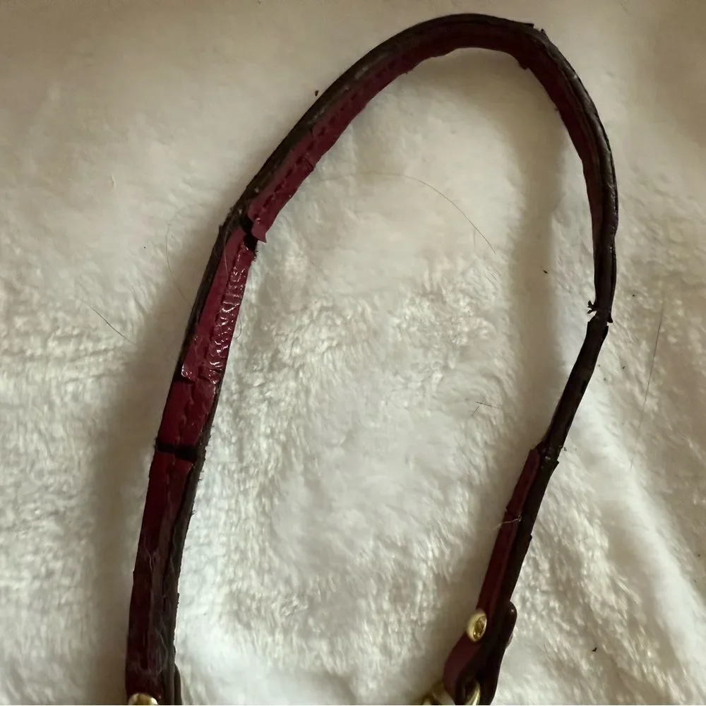 Coach Burgundy Wristlet